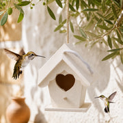 Mini birdhouse scalloped