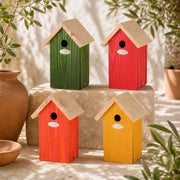 Birdhouse colours natural assorted