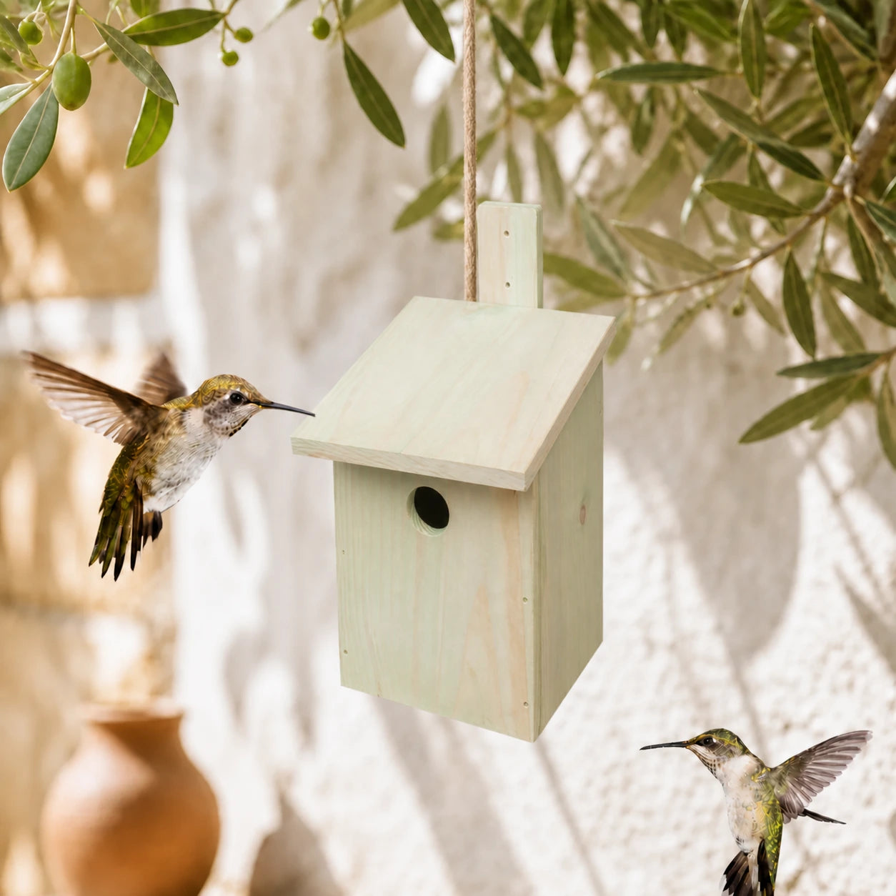 Birdhouse self-assembly