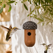 Birdhouse in pine brown
