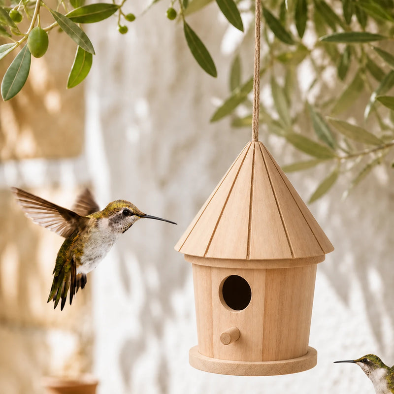 Birdhouse tower conical