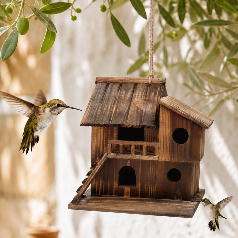 Birdhouse apartment wood