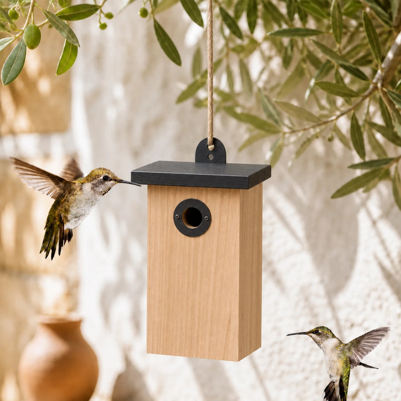Birdhouse reinforced predator-resistant