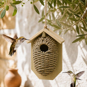 Birdhouse hanging in seagrass