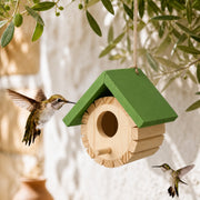 Birdhouse hexagon colourful
