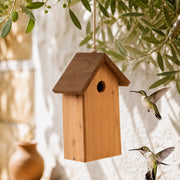 Birdhouse in wood Douglas-fir