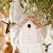 Birdhouse in wood 18 × 24 × 15 cm