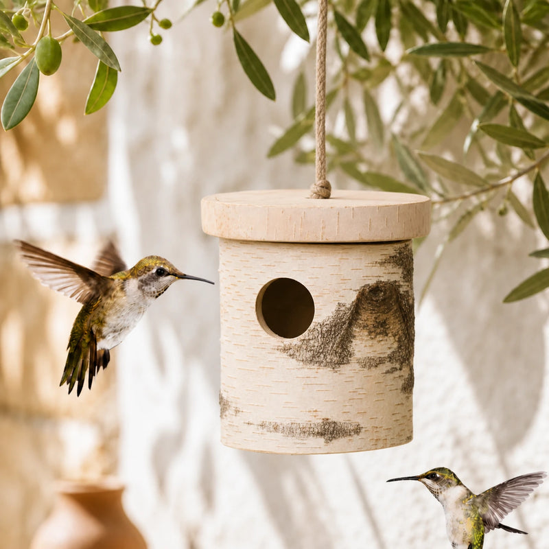 Birdhouse in birch large model