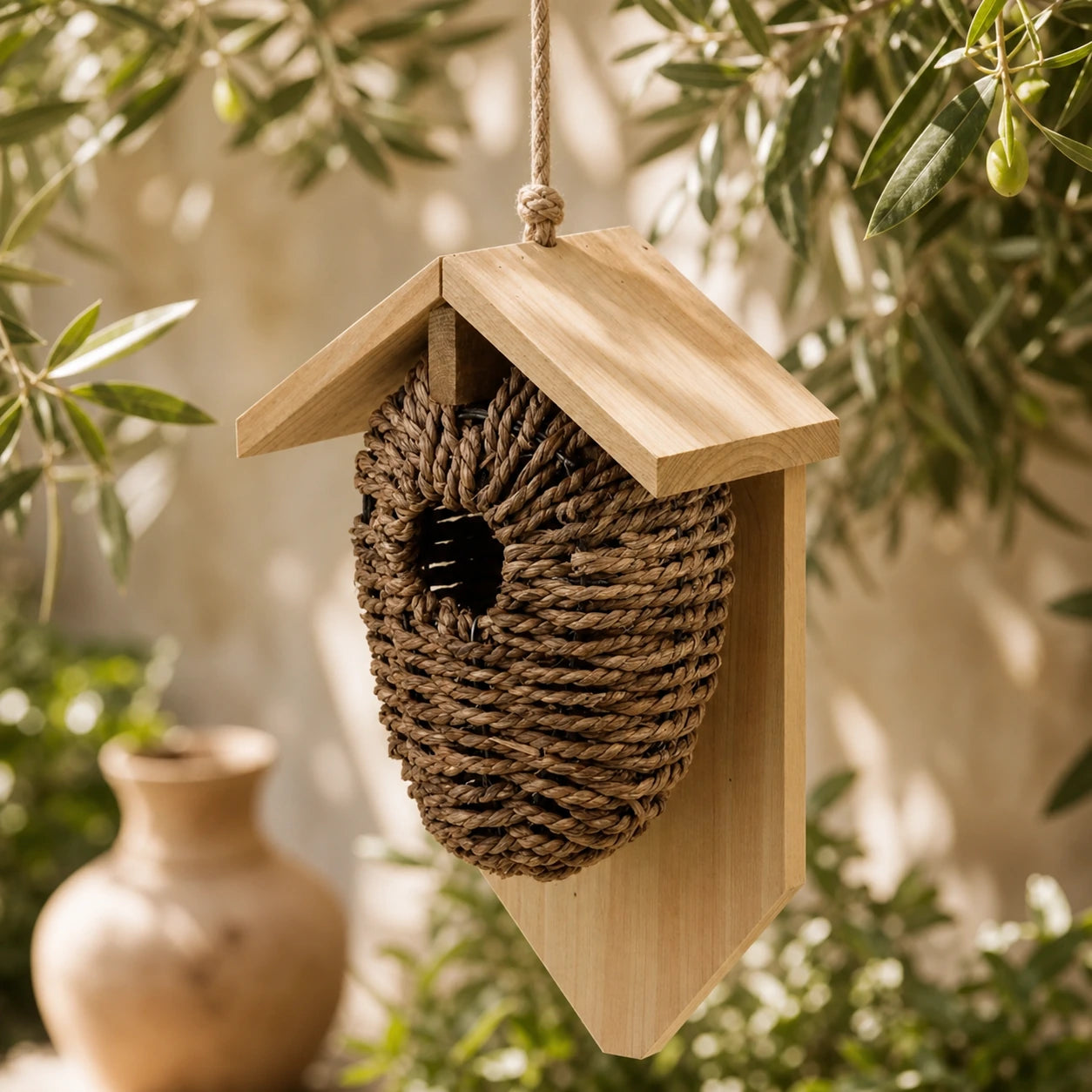 Birdhouse in seagrass