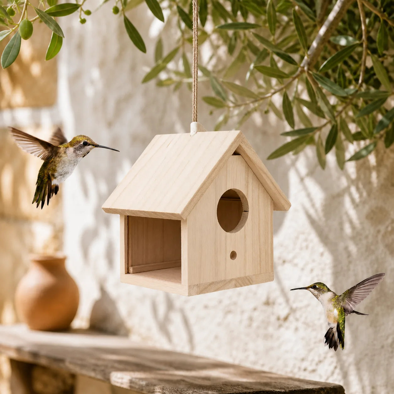 Birdhouse window side
