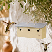 Birdhouse horizontal in wood pine FSC®