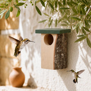 Birdhouse in bark