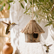 Birdhouse round in wood