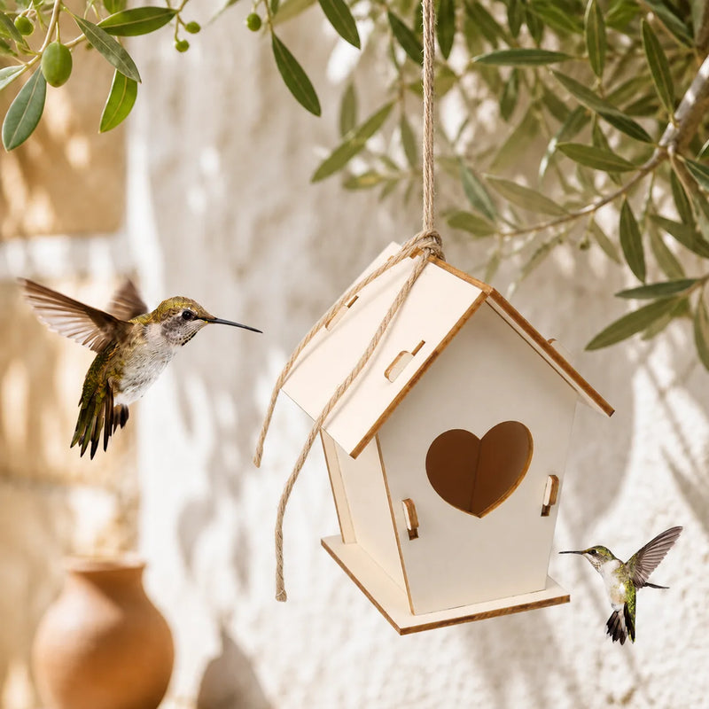 Birdhouse heart creative