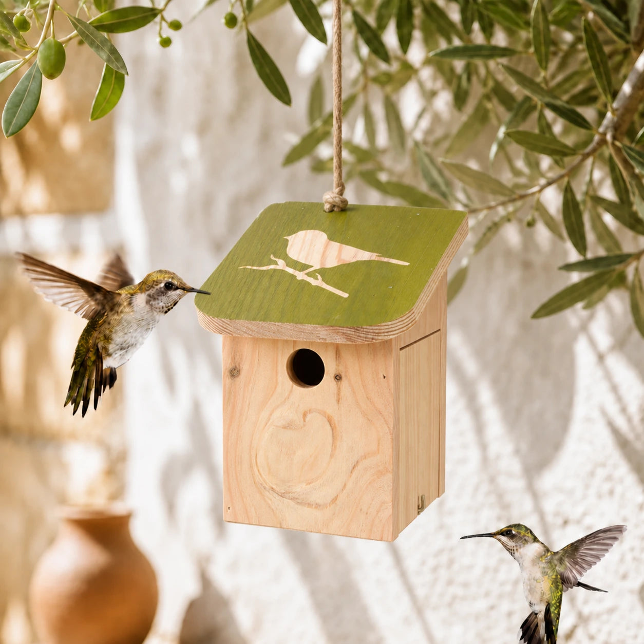 Birdhouse sliding