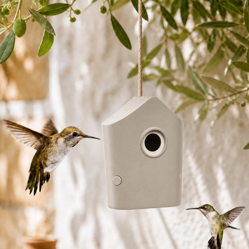 Birdhouse beige size 23 × 18 × 18 cm