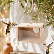 Birdhouse cage open