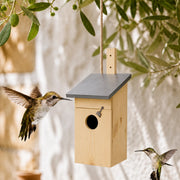 Birdhouse beige size 22,7 × 18,9 × 39,2 cm