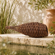 Basket-birdhouse woven