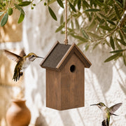Birdhouse brown waxed compact with double bitumen roof