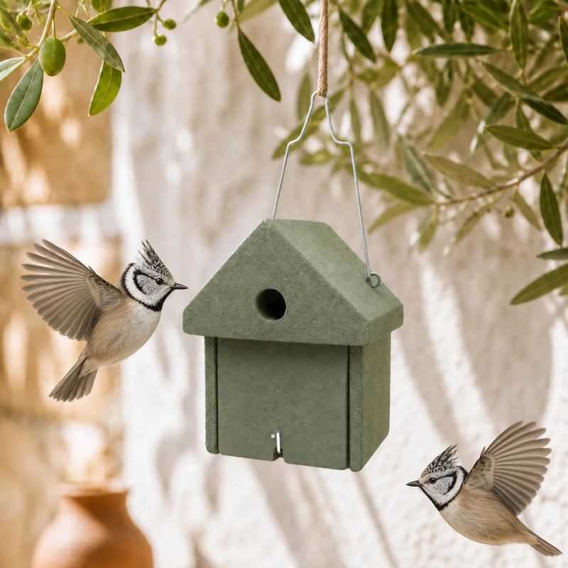 Birdhouse in concrete 32 mm