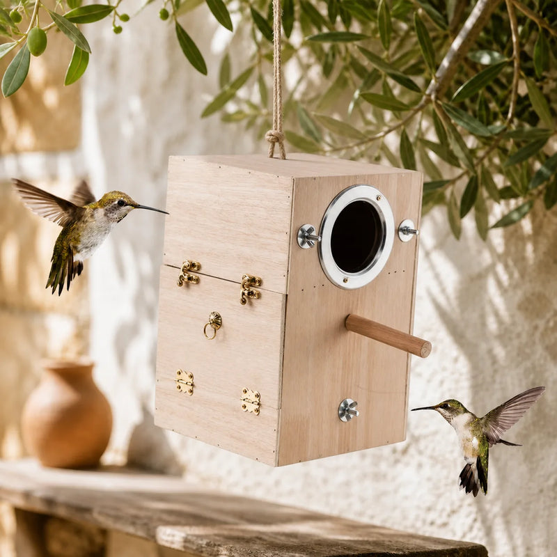 Birdhouse double door