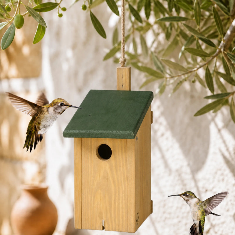 Birdhouse with mirror entrance 32 mm