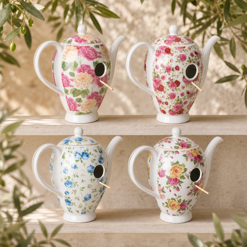 Birdhouse coffee-pot