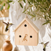 Birdhouse villa silhouette