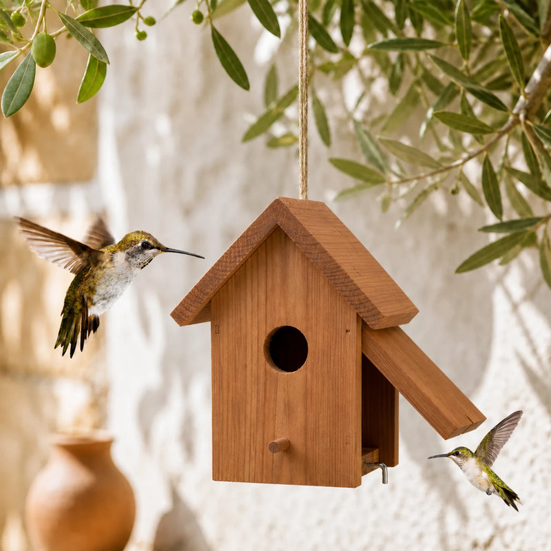Birdhouse in Douglas-fir black