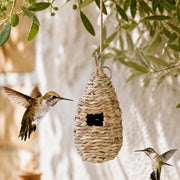 Birdhouse in willow beige