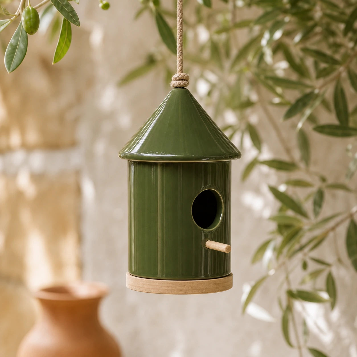 Bottle birdhouse