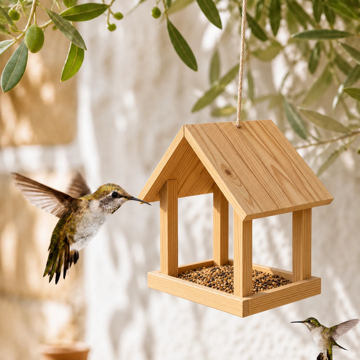 Birdhouse kiosk wood