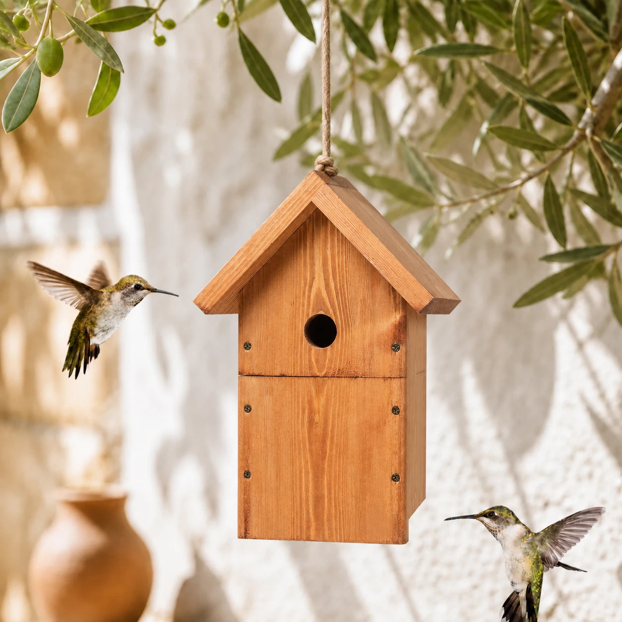 Birdhouse handcrafted in wood