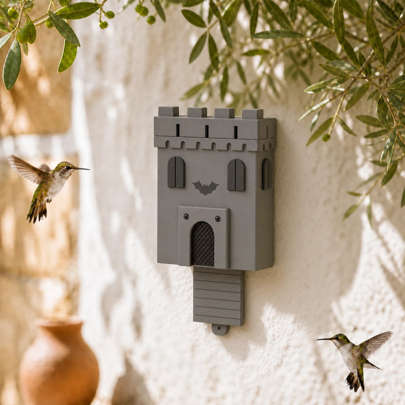 Castle with bats