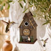 Birdhouse in wood size 14,4 × 13,1 × 25,2 cm