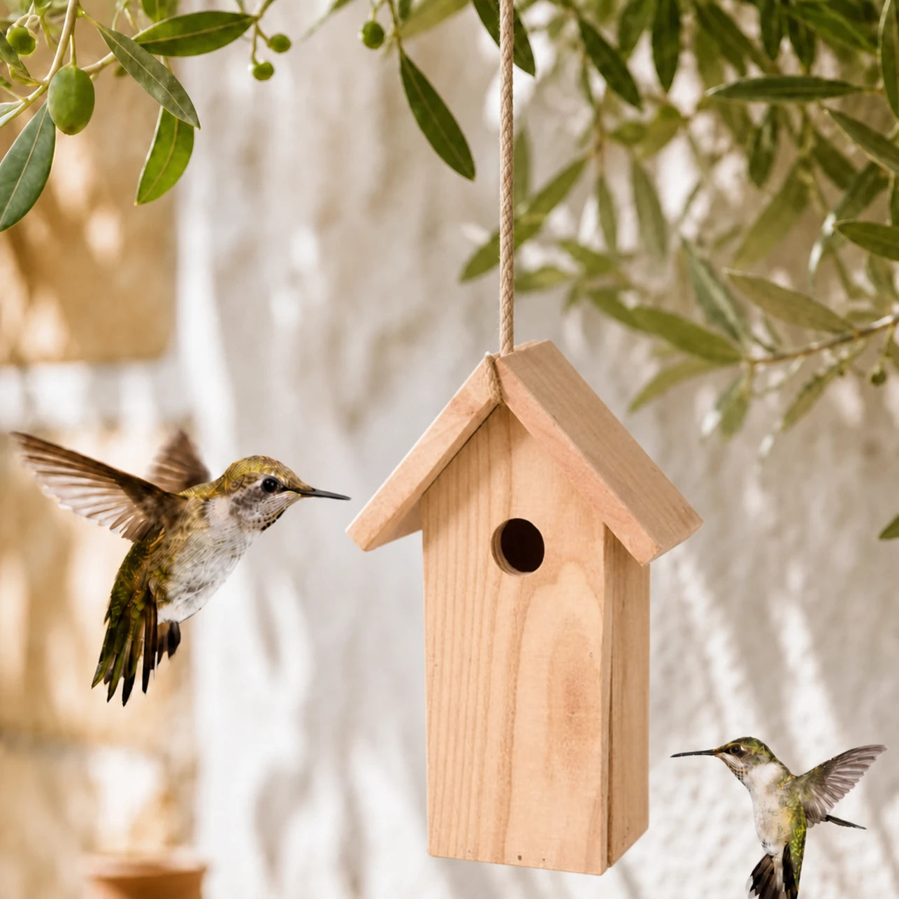 Birdhouse in Douglas-fir beige