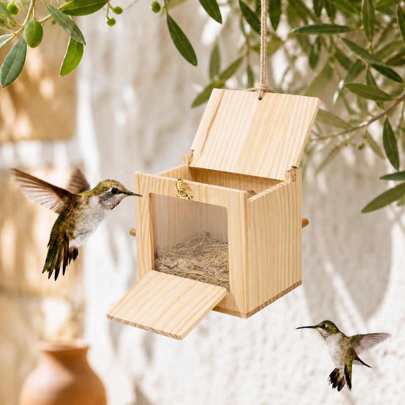 Birdhouse aviary wood