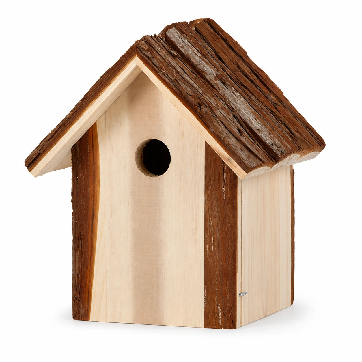 Birdhouse roof in bark — photo 2