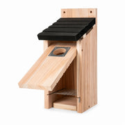 Birdhouse hanging in wood black — photo 2