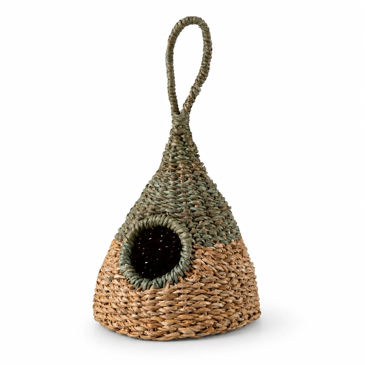 Birdhouse woven in rush marine — photo 2