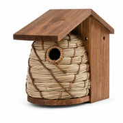 Birdhouse in willow brown size 20,1 × 19,3 × 25,8 cm — photo 2