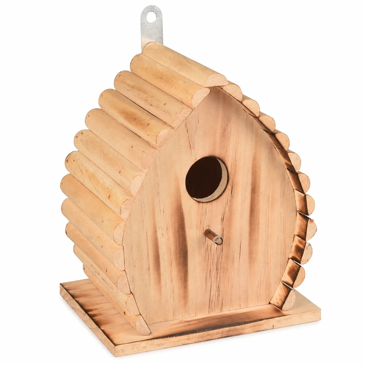 Birdhouse in wood flame — photo 2