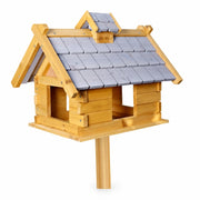 Birdhouse in wood grey for birds — photo 2
