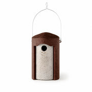 Birdhouse round in wood concrete — photo 2