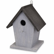 Birdhouse style retro in wood grey size 18,5 × 15 × 23 cm — photo 2