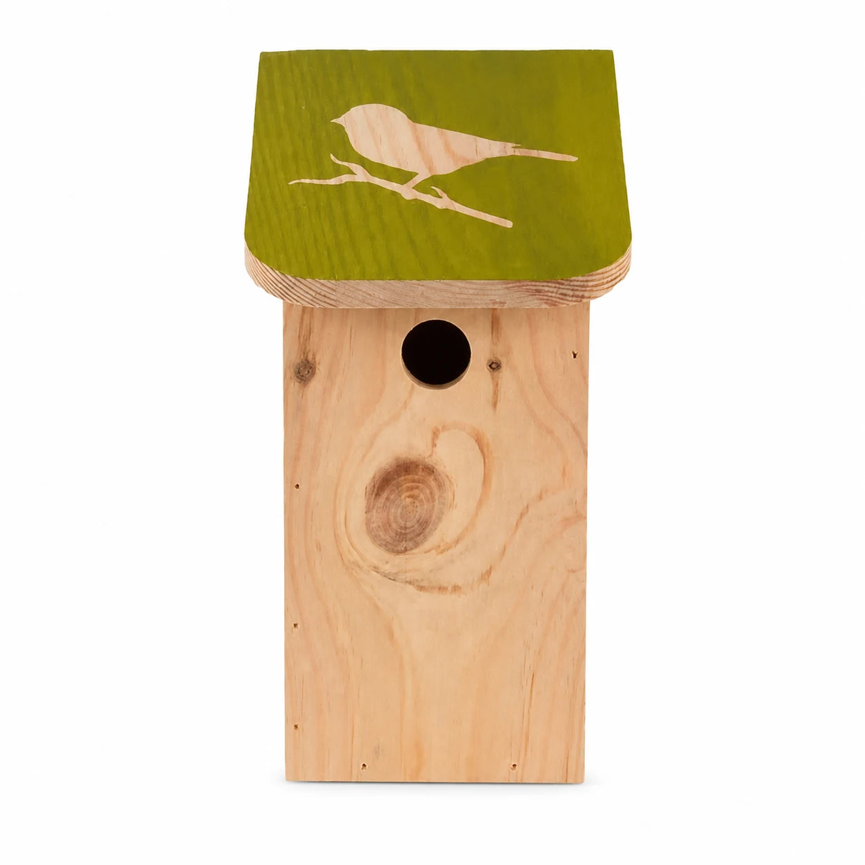 Birdhouse in pine stencil — photo 2