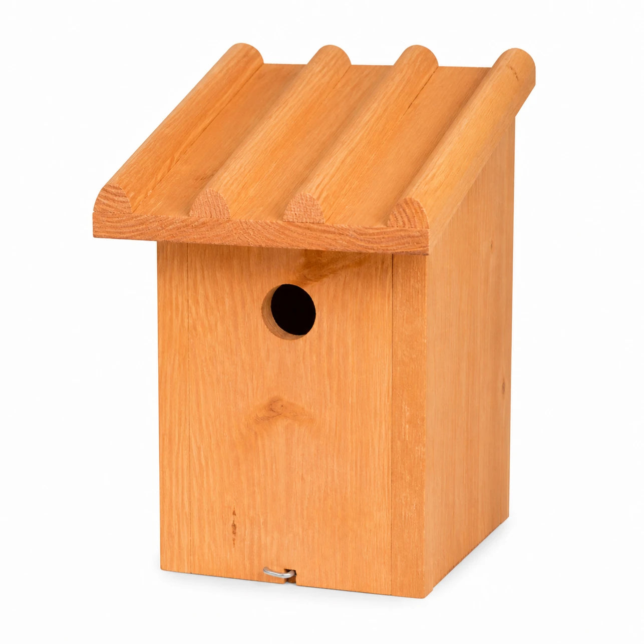 Birdhouse in pine brown size 17 × 14 × 27 cm — photo 2
