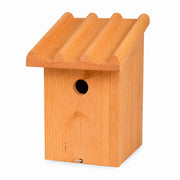 Birdhouse in pine brown size 17 × 14 × 27 cm — photo 2
