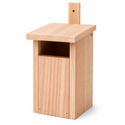 Birdhouse semi-open in pine with roof flat — photo 2